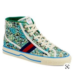 Gucci Floral High Tops 37 New Liberty of London